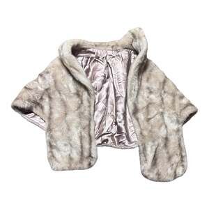 Regina Glenara by Glenoit Vintage Faux Fur Shoulder Wrap Bolero